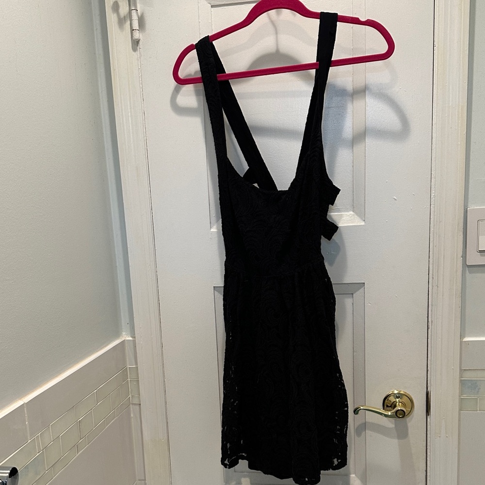 Free People Black Mini Dress